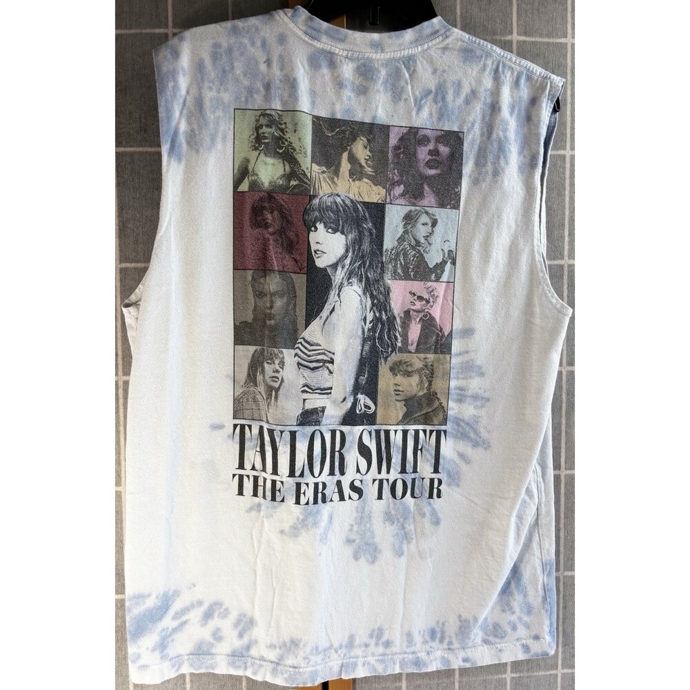 Official Taylor Swift The Eras Tour Tie Dye Tank Top Size Medium Shirt Authentic